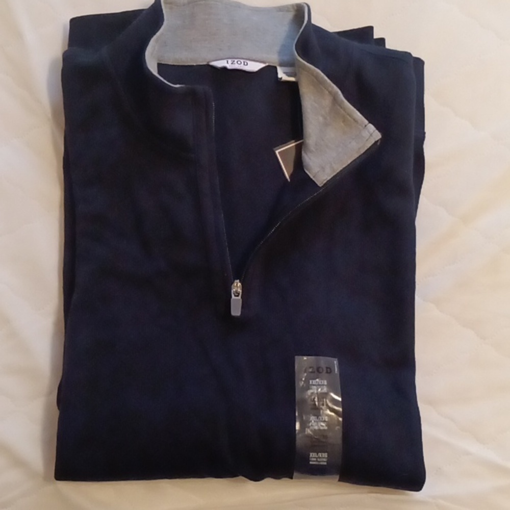 🆕 NWT IZOD long sleeve quarter zip pullover